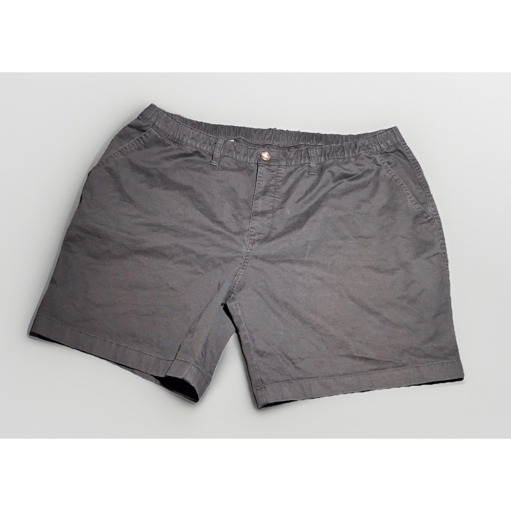 Chubbies Mens 7 Inch Inseam Regular Fit Shorts Charcoal Black XXL 2XL Casual